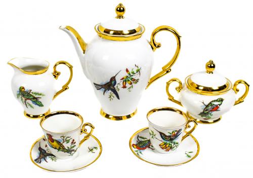 JUEGO DE CAFÉ EN PORCELANA DE LIMOGES