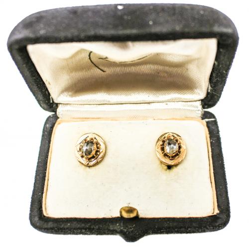 PENDIENTES CON DIAMANTES DEL S.XIX