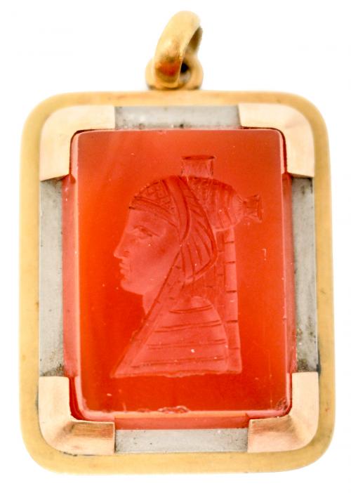 INTAGLIO EGIPCIO DE PPS. DEL S.XX