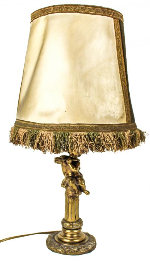 LÁMPARA DE SOBREMESA DE BRONCE