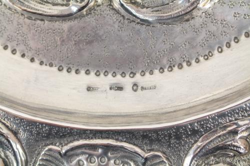 PLATO DECORATIVO DE PLATA