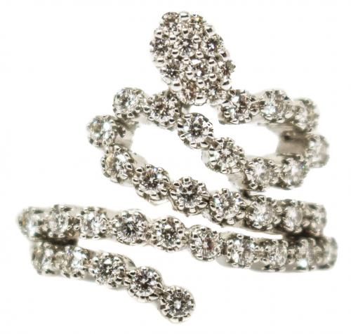 ANILLO SERPIENTE CON BRILLANTES