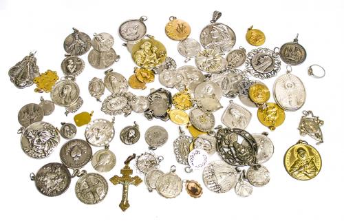 LOTE DE MEDALLAS DE PPS. DEL S.XX