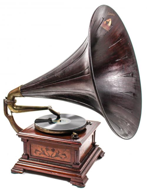 GRAMOFONO MODERNISTA "LA VOZ DE SU AMO"
