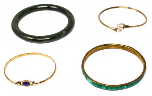 CUATRO PULSERAS ESCLAVAS