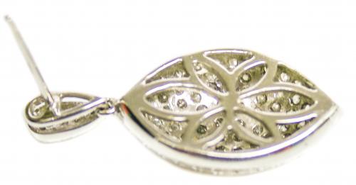 PENDIENTES LARGOS CON BRILLANTES