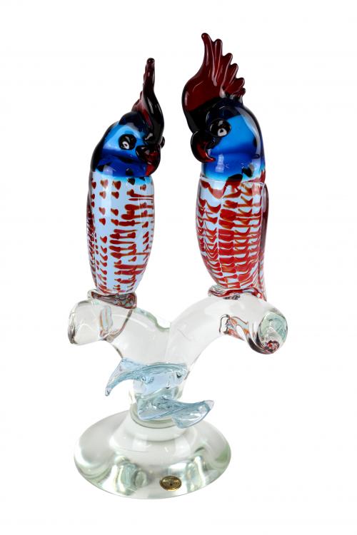FIGURA EN CRISTAL DE MURANO DEL ÚLTIMO TERCIO DEL S.XX