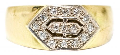 ANILLO CON BRILLANTES