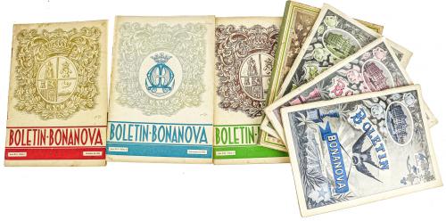 LOTE DE BOLETINES Y MEMORIAS ESCOLARES