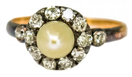 ANILLO ROSETÓN DE PPS. DEL S.XX