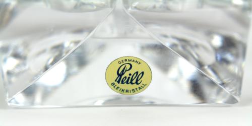 BOTELLA Y 12 COPAS EN CRISTAL "PEILL PUTZLER"