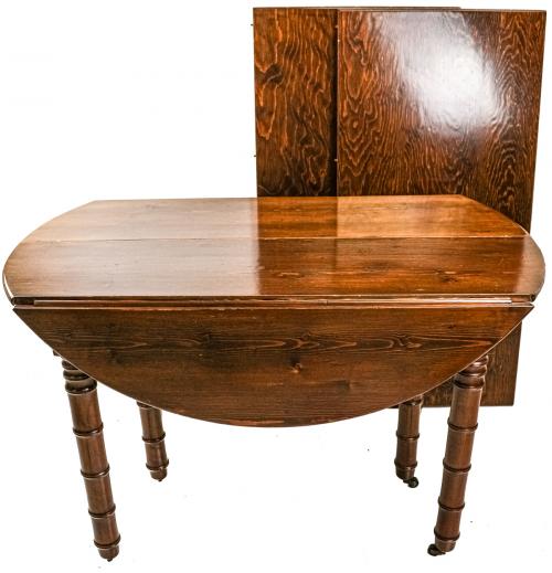 MESA DE COMEDOR CON ALAS DE PRINCIPIOS DE SIGLO XX