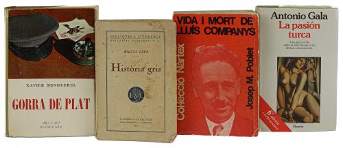 CUATRO LIBROS DE ARTE AUTOGRAFIADOS