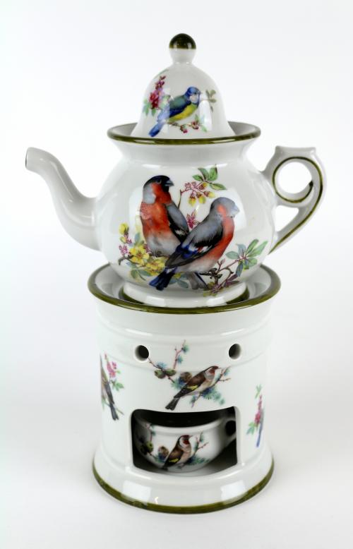 TISANERA EN PORCELANA DE LA SEGUNA MITAD DEL S.XX