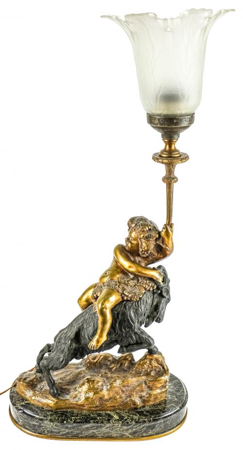 LÁMPARA DE SOBREMESA DE PRINCIPIOS DEL S.XX.