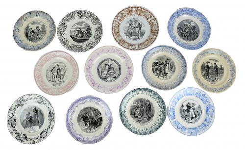DOCE PLATOS DE PRINCIPIOS DEL S.XX.