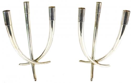 PAREJA DE CANDELABROS DE LOS AÑOS 70