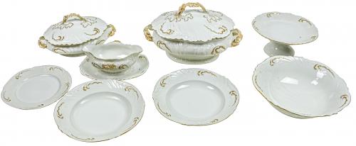 VAJILLA EN PORCELANA DEL PRIMER CUARTO DEL S.XX