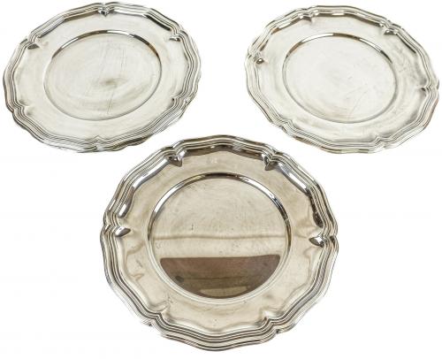 CONJUNTO DE 15 PLATOS DE RESPETO DEL ÚLTIMO CUARTO DEL S.XX