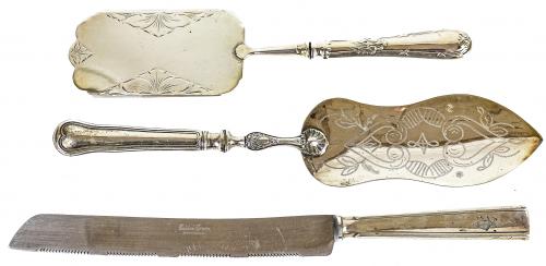 LOTE DE DOS PALAS Y CUCHILLO