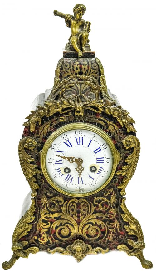 RELOJ DE SOBREMESA "BOULLE" DE FINALES DE