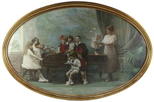 FOTOGRAFÍA COLOREADA DEL FOTÓGRAFO NAPOLEÓN PRINCIPIOS S.XX