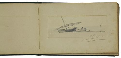 CUADERNO DE VISITAS CON OBRAS DE VARIOS ARTISTAS