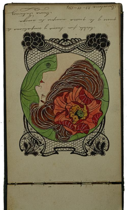 CUADERNO DE VISITAS CON OBRAS DE VARIOS ARTISTAS