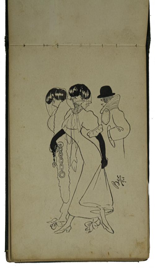 CUADERNO DE VISITAS CON OBRAS DE VARIOS ARTISTAS