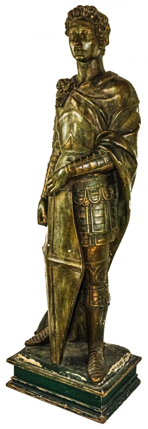 ESCULTURA EN ESTUCO PATINADO DE LA PRIMERA MITAD DEL S. XX