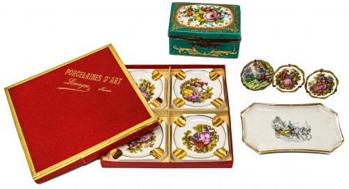 LOTE VARIADO EN PORCELANA DE LIMOGES
