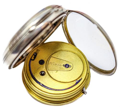 RELOJ DE BOLSILLO FRANK WEEKS, CIRCA 1868
