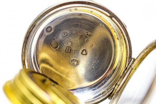RELOJ DE BOLSILLO FRANK WEEKS, CIRCA 1868
