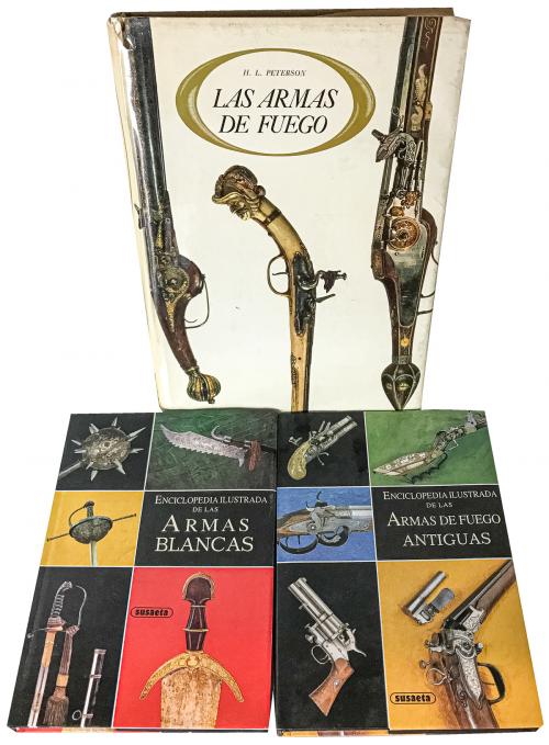 TRES LIBROS SOBRE ARMAS