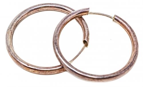 PENDIENTES ARGOLLAS DE PLATA