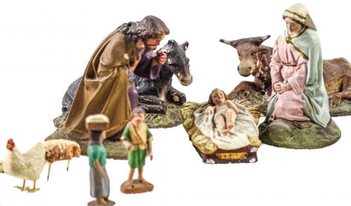 LOTE DE FIGURAS DE PESEBRE