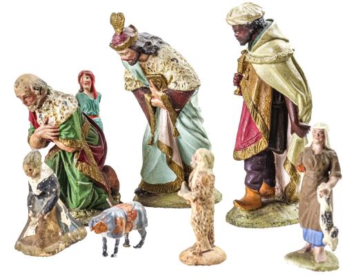 LOTE DE FIGURAS DE PESEBRE
