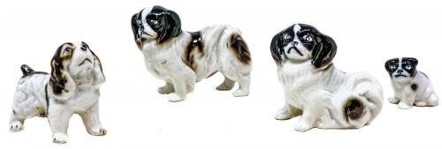 CUATRO FIGURITAS EN PORCELANA DE LA SEGUNDA MITAD S.XX