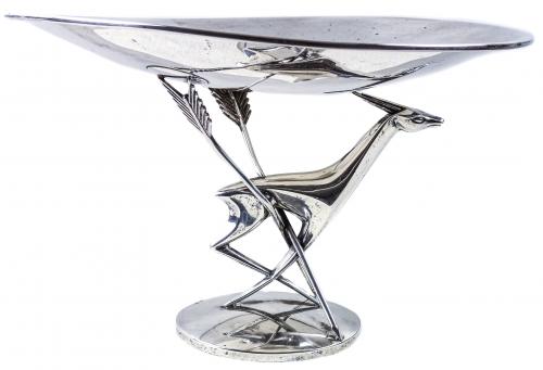 CENTRO DE MESA EN PLATA DEL SEGUDNO TERCIO DEL S.XX