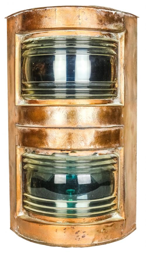 FAROL DOBLE DE BARCO DEL PRIMER TERCIO DEL S.XX
