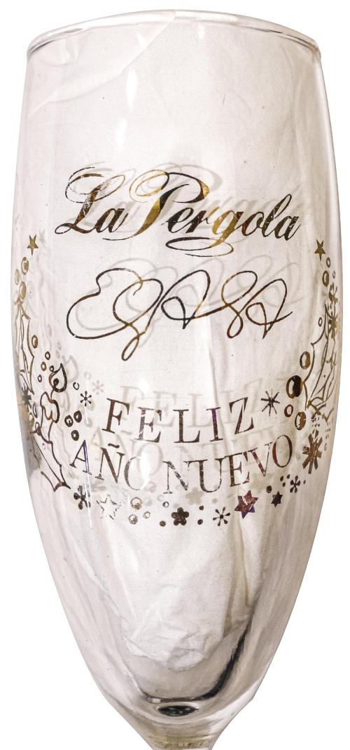 SEIS COPAS DEL RESTAURANTE "LA PÉRGOLA" ÚLTIMO CUARTO S.XX