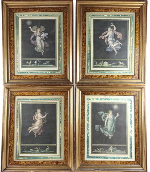 CUATRO LITOGRAFIAS ITALIANAS DEL PRIMER CUARTO DEL S.XIX