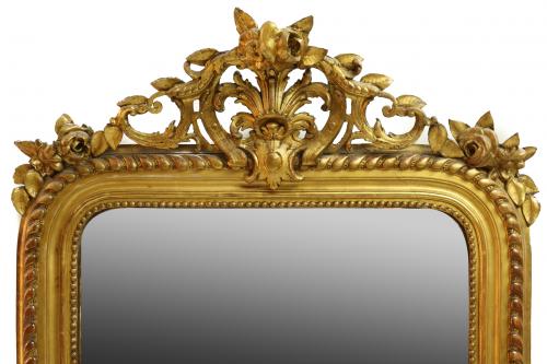 ESPEJO DE PARED FRANCÉS DEL ÚLTIMO TERCIO S.XIX