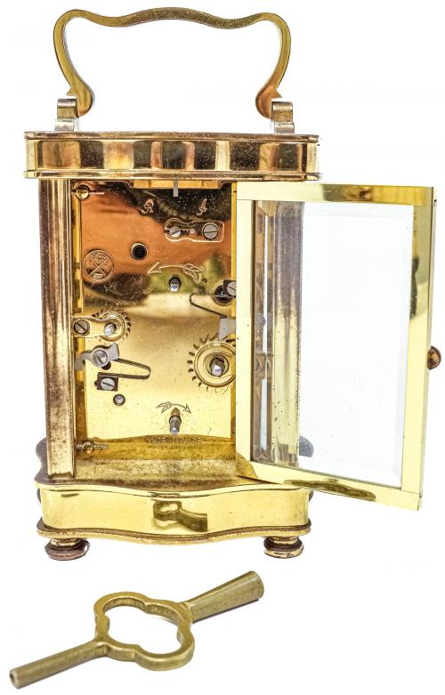 RELOJ FRANCÉS DE VIAJE "L'EPÉE" SEGUNDA MITAD DEL S.XX