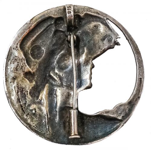 BROCHE COLGANTE DE ESTILO MODERNISTA