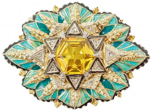 BROCHE COLGANTE DE LOS AÑOS 30-40