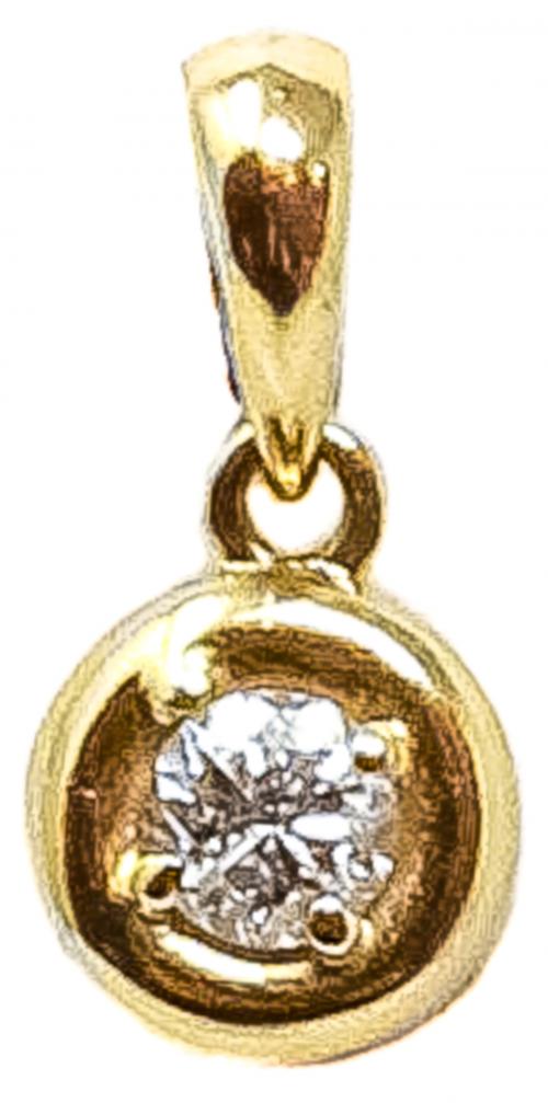 COLGANTE SOLITARIO CON BRILLANTE