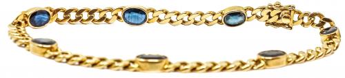 PULSERA CON SIETE ZAFIROS