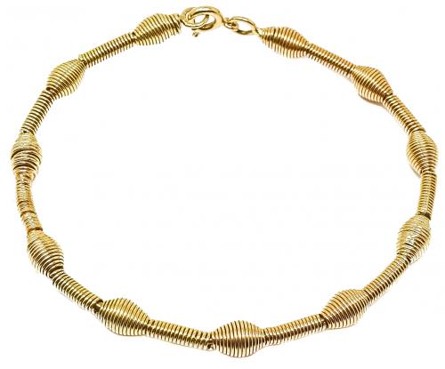 PULSERA DE ORO SEMIRIGIDA