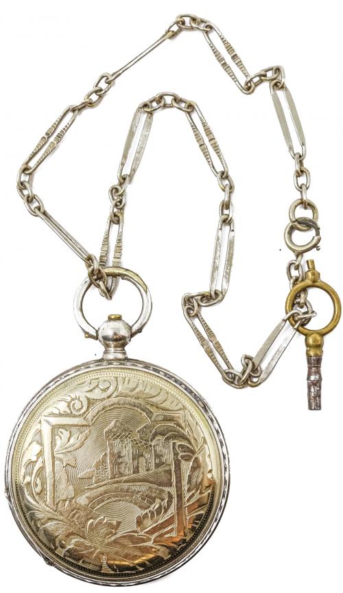 RELOJ DE BOLSILLO DE FLES. S.XIX